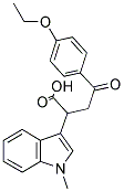 4-(4-ETHOXYPHENYL)-2-(1-METHYLINDOL-3-YL)-4-OXOBUTANOIC ACID Struktur