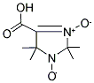 4-CARBOXY-2,2,5,5-TETRAMETHYL-3-IMIDAZOLINE-3-OXIDE-1-OXYL Struktur