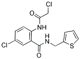 N1-(2-THIENYLMETHYL)-5-CHLORO-2-[(2-CHLOROACETYL)AMINO]BENZAMIDE Struktur