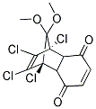 1,8,9,10-TETRACHLORO-11,11-DIMETHOXYTRICYCLO[6.2.1.0(2,7)]UNDECA-4,9-DIENE-3,6-DIONE Struktur