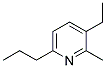 2-METHYL-3-ETHYL-6-PROPYL PYRIDINE Struktur