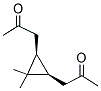 METHYL (1R,3S)-2,2-DIMETHYL-3-(2-OXOPROPYL)-CYCLOPROPANEACETATE Struktur