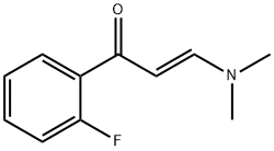 3-DIMETHYLAMINO-1-(2-FLUORO-PHENYL)-PROPENONE Struktur