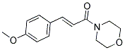 4-[(2E)-3-(4-METHOXYPHENYL)PROP-2-ENOYL]MORPHOLINE Struktur