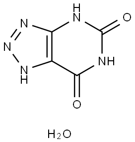 8-AZAXANTHINE MONOHYDRATE Struktur