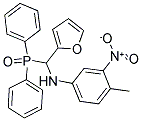 N1-[(DIPHENYLPHOSPHORYL)(2-FURYL)METHYL]-4-METHYL-3-NITROANILINE Struktur