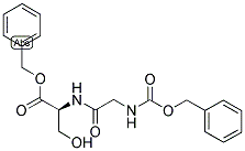 Z-GLY-SER-OBZL Struktur