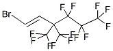 1-BROMO-4,4,5,5,6,6,6-HEPTAFLUORO-3,3-BIS-(TRIFLUOROMETHYL)HEXENE Struktur