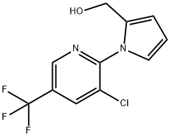 (1-[3-CHLORO-5-(TRIFLUOROMETHYL)-2-PYRIDINYL]-1H-PYRROL-2-YL)METHANOL Struktur