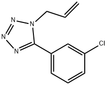 1-ALLYL-5-(3-CHLOROPHENYL)-1H-1,2,3,4-TETRAAZOLE Struktur