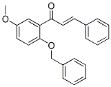 1-[2-(BENZYLOXY)-5-METHOXYPHENYL]-3-PHENYLPROP-2-EN-1-ONE Struktur