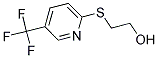 2-([5-(TRIFLUOROMETHYL)-2-PYRIDYL]THIO)ETHAN-1-OL Struktur