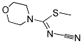 METHYL N-CYANO-4-MORPHOLINECARBIMIDOTHIOATE Struktur