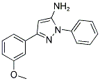 3-(3-METHOXYPHENYL)-1-PHENYL-1H-PYRAZOL-5-AMINE Struktur