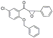 [2-(BENZYLOXY)-5-CHLOROPHENYL](3-PHENYLOXIRAN-2-YL)METHANONE Struktur