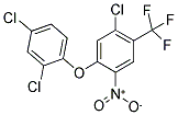 1-CHLORO-5-(2,4-DICHLOROPHENOXY)-4-NITRO-2-(TRIFLUOROMETHYL)BENZENE Struktur