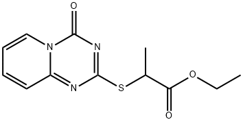 ETHYL 2-[(4-OXO-4H-PYRIDO[1,2-A][1,3,5]TRIAZIN-2-YL)SULFANYL]PROPANOATE Struktur