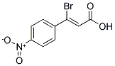 3-BROMO-3-(4-NITROPHENYL)ACRYLIC ACID Struktur