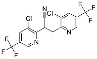 2,3-BIS[3-CHLORO-5-(TRIFLUOROMETHYL)-2-PYRIDINYL]PROPANENITRILE Struktur