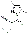 3-(DIMETHYLAMINO)-2-[(3,5-DIMETHYL-1H-PYRAZOL-1-YL)CARBONYL]ACRYLONITRILE Struktur