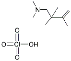 N,N-DIMETHYL-N-(2,2,3-TRIMETHYLBUT-3-ENYL)AMINE PERCHLORATE Struktur