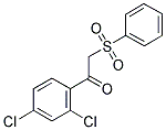 1-(2,4-DICHLOROPHENYL)-2-(PHENYLSULFONYL)-1-ETHANONE Struktur