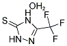 5-TRIFLUOROMETHYL-4H-1,2,4-TRIAZOLE-3(2H)-THIONE MONOHYDRATE Struktur