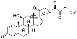 PREDNISOLONE-(HYDROGEN SUCCINATE) SODIUM SALT Struktur