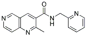 2-METHYL-N-(PYRIDIN-2-YL-METHYL)-1,6-NAPHTHYRIDINE-3-CARBOXAMIDE Struktur