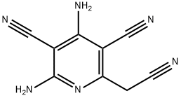 2,4-DIAMINO-6-(CYANOMETHYL)-3,5-PYRIDINEDICARBONITRILE Struktur