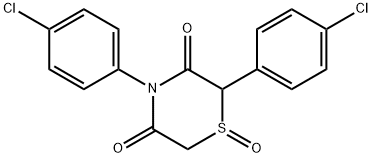 2,4-BIS(4-CHLOROPHENYL)-1LAMBDA4,4-THIAZINANE-1,3,5-TRIONE Struktur