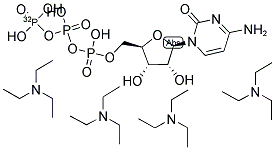 CTP GAMMA-32P TETRA-TRIETHYLAMMONIUM SALT Struktur