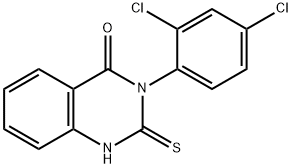 3-(2,4-DICHLORO-PHENYL)-2-THIOXO-2,3-DIHYDRO-1H-QUINAZOLIN-4-ONE Struktur