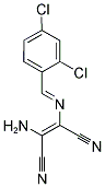 2-AMINO-1-(1-AZA-2-(2,4-DICHLOROPHENYL)VINYL)ETHENE-1,2-DICARBONITRILE Struktur