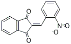 2-((2-NITROPHENYL)METHYLENE)INDANE-1,3-DIONE Struktur