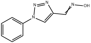 1-PHENYL-1H-1,2,3-TRIAZOLE-4-CARBALDEHYDE OXIME Struktur