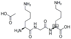 H-LYS-GLY-LYS-OH ACETATE SALT Struktur