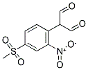 2-(4-METHYLSULFONYL-2-NITROPHENYL)MALONDIALDEHYDE Struktur