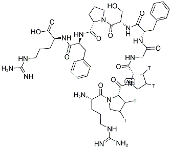 BRADYKININ, [2,3-PROLYL-3,4-3H(N)] Struktur