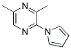 3,5-DIMETHYL-2-(1H-PYRROL-1-YL)PYRAZINE Struktur