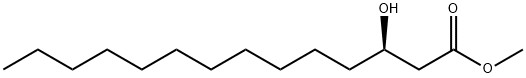 R-(3)-HYDROXYMYRISTIC ACID, METHYL ESTER Struktur