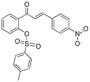 2-[3-(4-NITROPHENYL)ACRYLOYL]PHENYL 4-METHYLBENZENE-1-SULFONATE Struktur