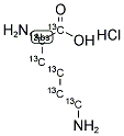 L-LYSINE-13C6 HYDROCHLORIDE Struktur