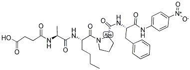 SUC-ALA-NLE-PRO-PHE-PNA Struktur