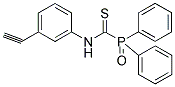 N-(3-ETH-1-YNYLPHENYL)OXO(DIPHENYL)PHOSPHORANECARBOTHIOAMIDE Struktur