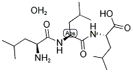 H-LEU-LEU-LEU-OH 1/2 H2O Struktur