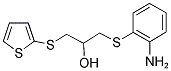 1-[(2-AMINOPHENYL)THIO]-3-(2-THIENYLTHIO)PROPAN-2-OL Struktur