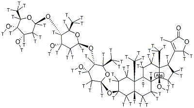 DIGITOXIN, [3H(G)]- Struktur