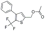 [4-PHENYL-5-(TRIFLUOROMETHYL)-2-THIENYL]METHYL ACETATE Struktur