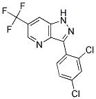 3-(2,4-DICHLOROPHENYL)-6-(TRIFLUOROMETHYL)-1H-PYRAZOLO[4,3-B]PYRIDINE Struktur